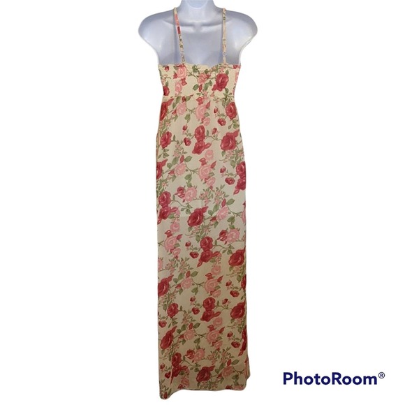 Chesley Multicolor Floral Maxi Dress With Adjustable Spaghetti Straps Size M - Picture 2 of 2